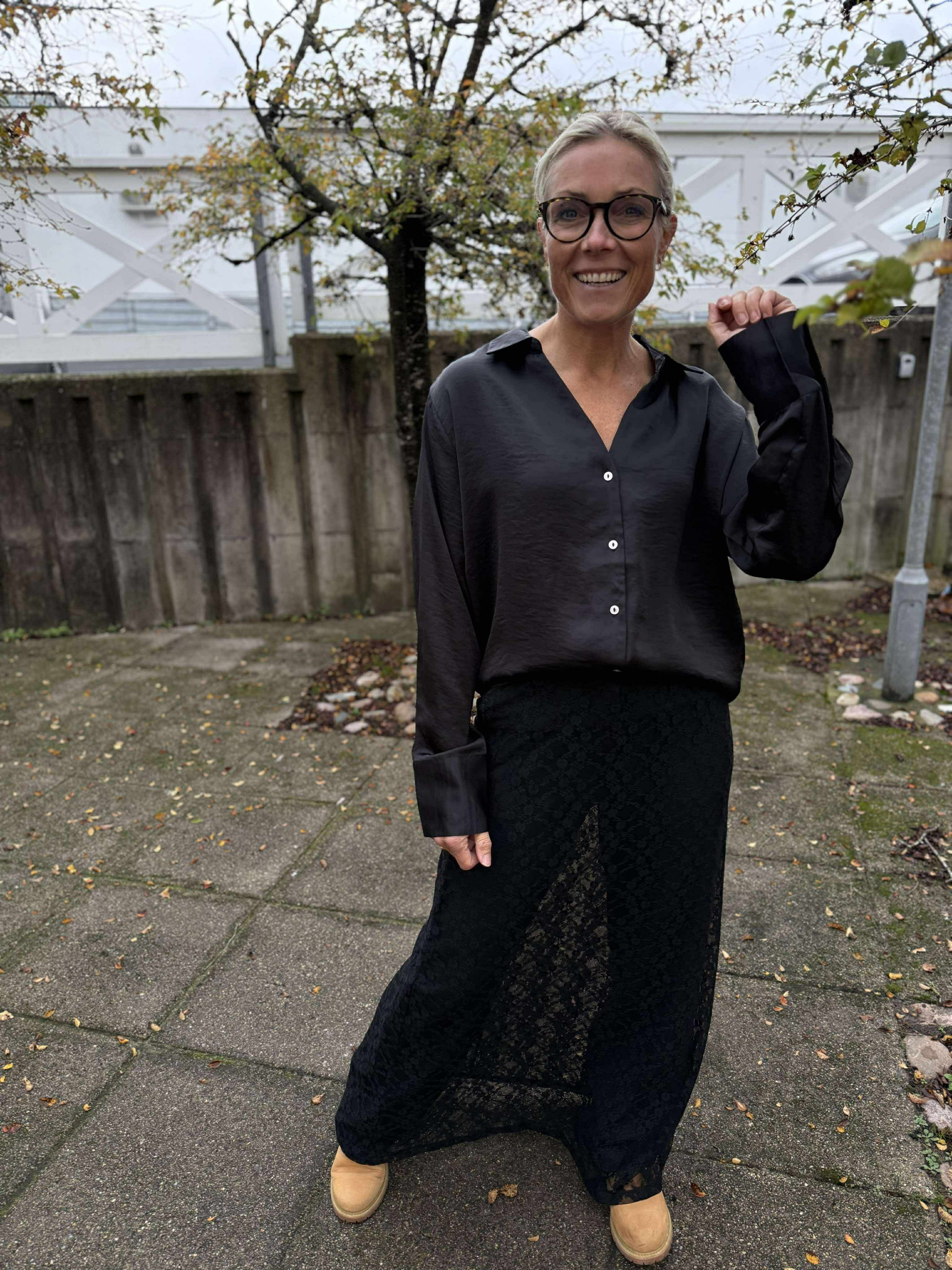 VMCAROLINE Long Skirt - Black